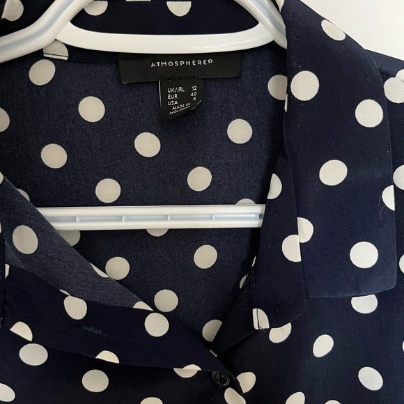 Primark Short Sleeve Collared Blouse - Picture 2 of 3